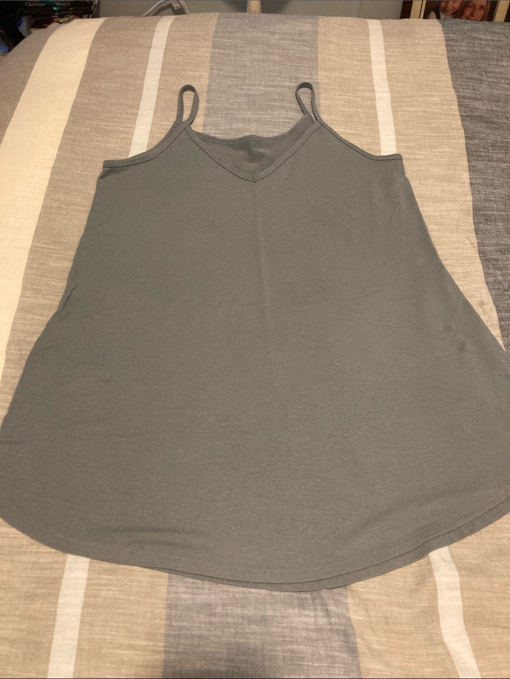 Women's Cobalt-Blue V-neck sleep tank